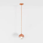 Modern Glass Pendant Light With Spherical Diffuser