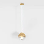 Modern Glass Pendant Light With Spherical Diffuser