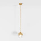 Modern Glass Pendant Light With Spherical Diffuser