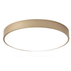 Low-Profile Round LED Ceiling Light With Minimal Frame