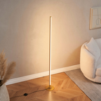 Dimmable RGB LED Corner Floor Lamp With Remote Control