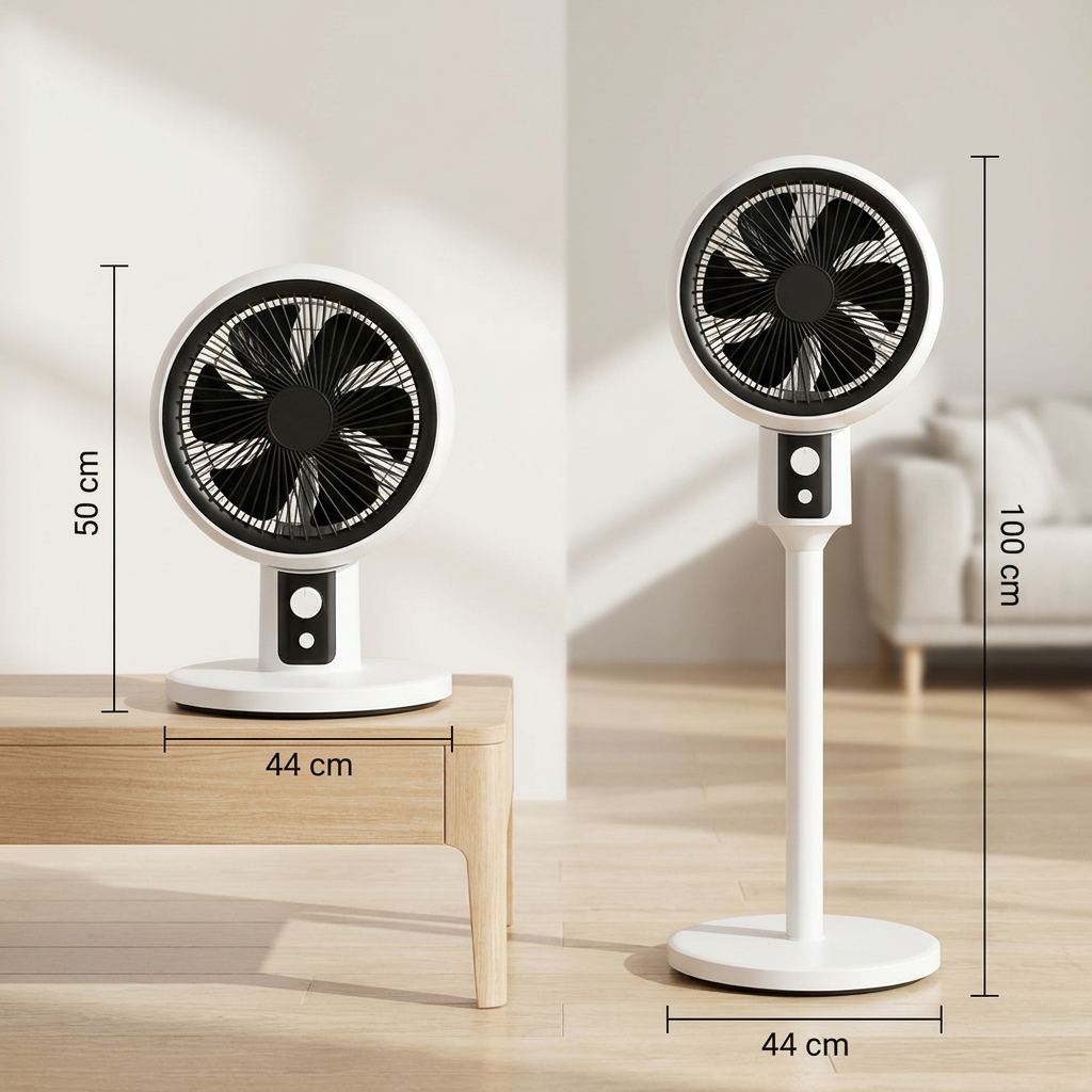 Adjustable Pedestal Fan With Remote Control