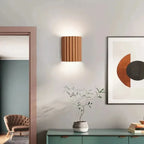 Nordic Resin Plaster Shade Wall Light With Up And Down Glow