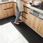 Anti-Fatigue Kitchen Mat Ergonomic Cushioned Standing Mat Non-Slip Water and Dirt Repellent PU Kitchen Floor Runner Machine Washable
