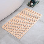 Non-Slip Shower Mat with Drainage Holes Soft Textured Anti-Slip Bath Mat Quick Draining Hygienic Mat for Shower | Bathtub and Wet Room