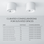 Modern Aluminium Downlight LED Light With Recessed Housing