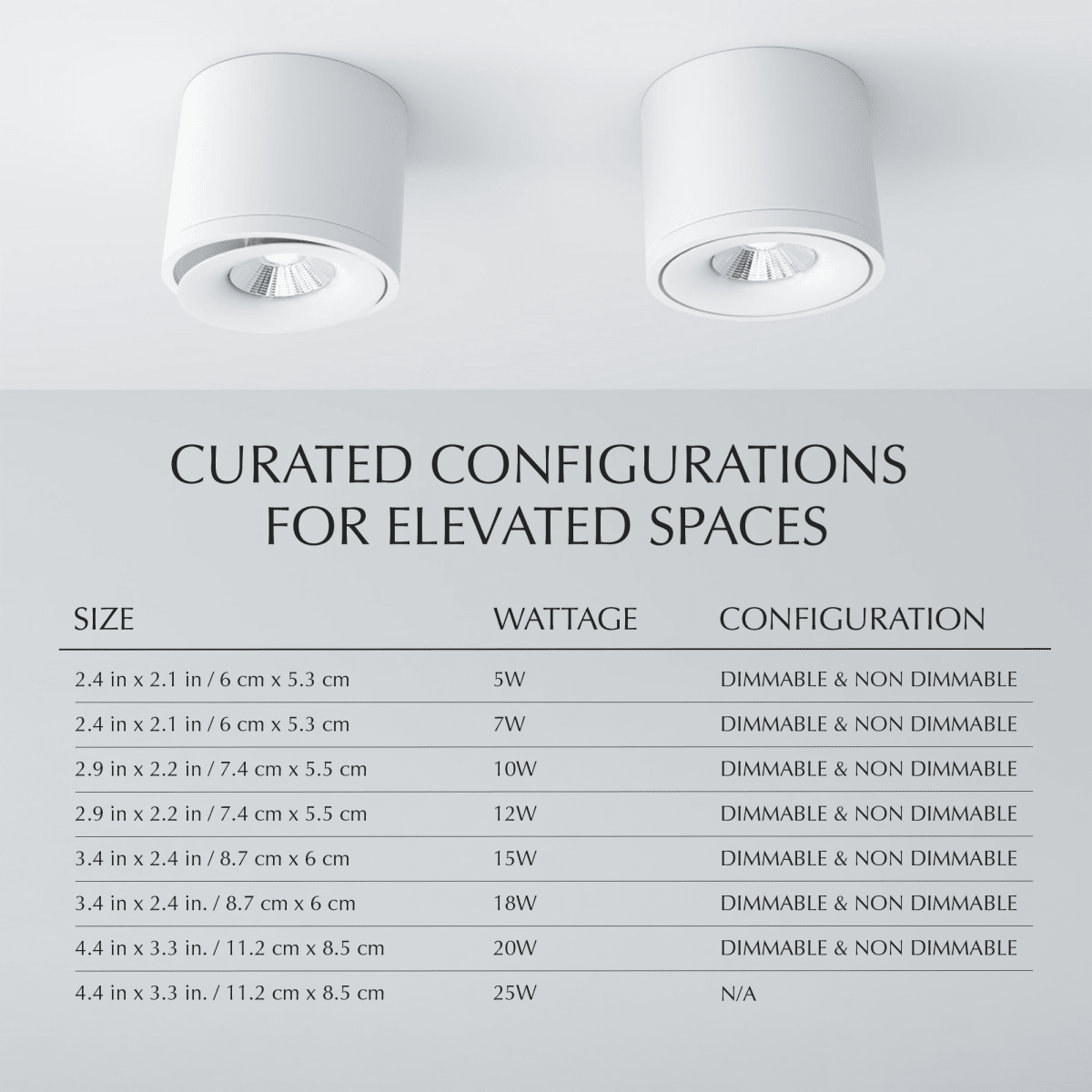 Modern Aluminium Downlight LED Light With Recessed Housing