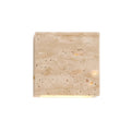 Minimalist Travertine Stone Outdoor LED Wall Light With Natural Cave Stone Shade