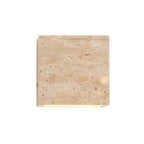Minimalist Travertine Stone Outdoor LED Wall Light With Natural Cave Stone Shade