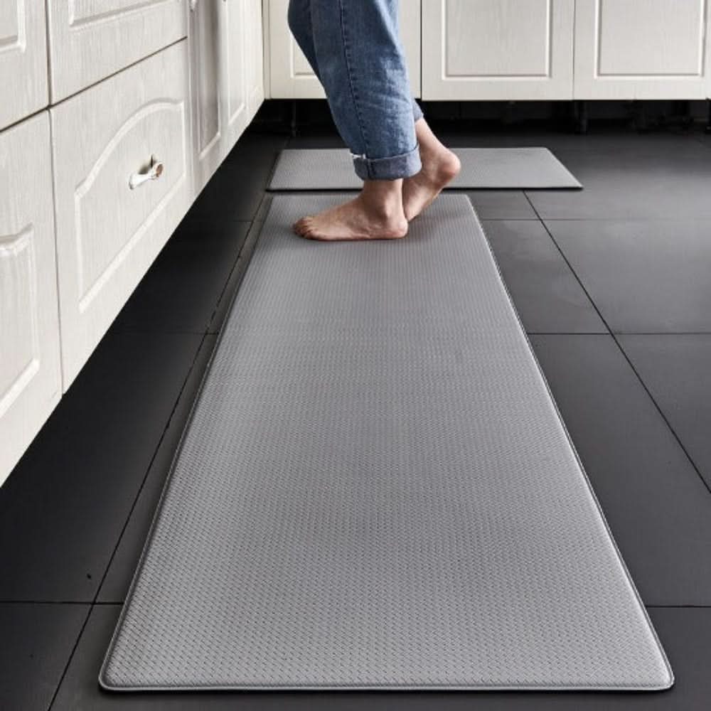 Anti-Fatigue Kitchen Mat Ergonomic Cushioned Standing Mat Non-Slip Water and Dirt Repellent PU Kitchen Floor Runner Machine Washable