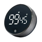 Magnetic Digital Countdown Timer Rotating LED Timer with Large Display Productivity Focus Timer for Kitchen | Study and Home Office