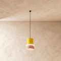 Modern Aluminium Pendant Light With Dome Acrylic Shade
