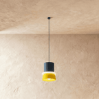 Modern Aluminium Pendant Light With Dome Acrylic Shade
