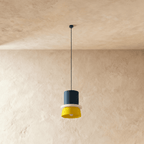 Modern Aluminium Pendant Light With Dome Acrylic Shade