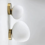Modern Glass Wall Light With Warm LED Glow — Ashbury Home & Living
