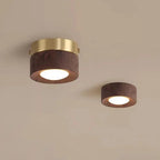 Modern Wood Flush Mount Ceiling Light — Ashbury Home & Living