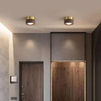 Modern Wood Flush Mount Ceiling Light — Ashbury Home & Living