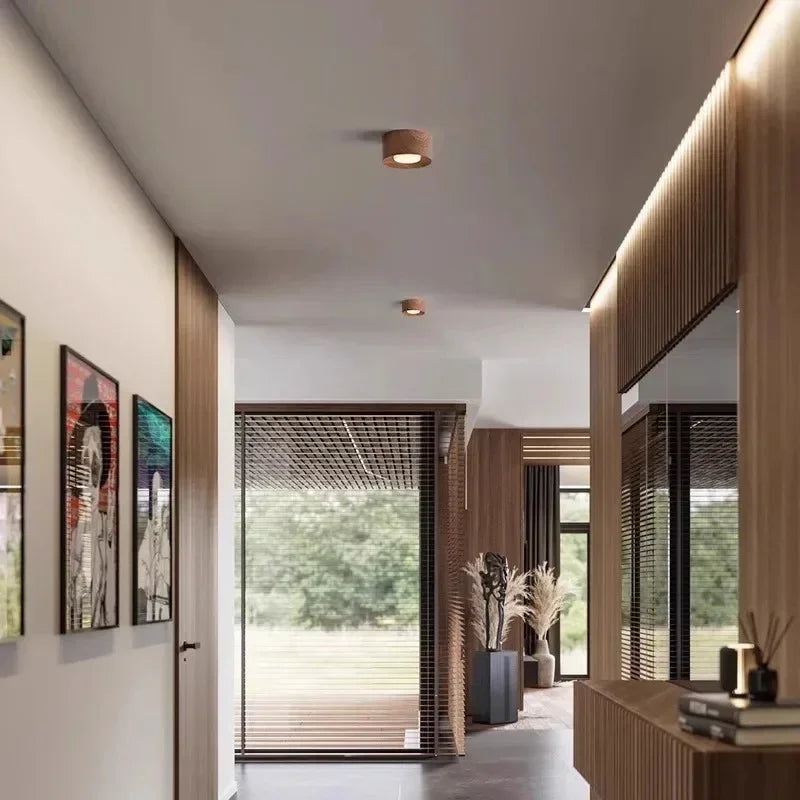 Modern Resin Flush Mount Ceiling Light With Tri-Colour LED — Ashbury Home & Living