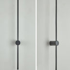 Minimalist LED Linear Wall Light with Rotating Aluminium Rod for Bedroom
