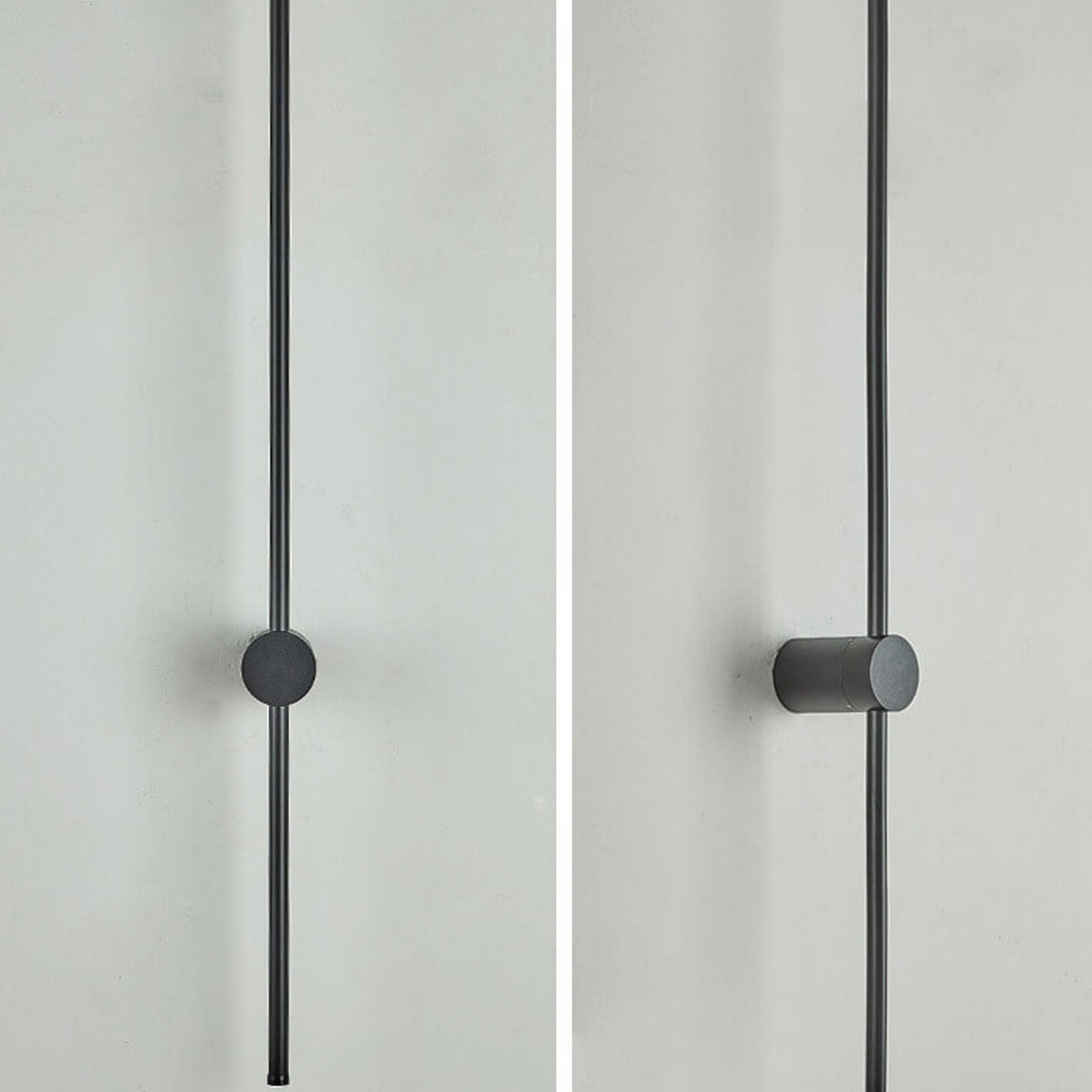Minimalist LED Linear Wall Light with Rotating Aluminium Rod for Bedroom
