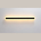 Minimalist Waterproof Long LED Outdoor Wall Light Bar with Acrylic Glow Frame