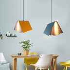 Modern Flying Book Pendant Light with Open Book Shade for Living Room