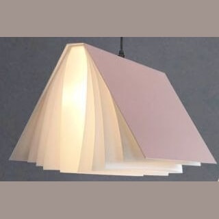 Modern Flying Book Pendant Light with Open Book Shade for Living Room