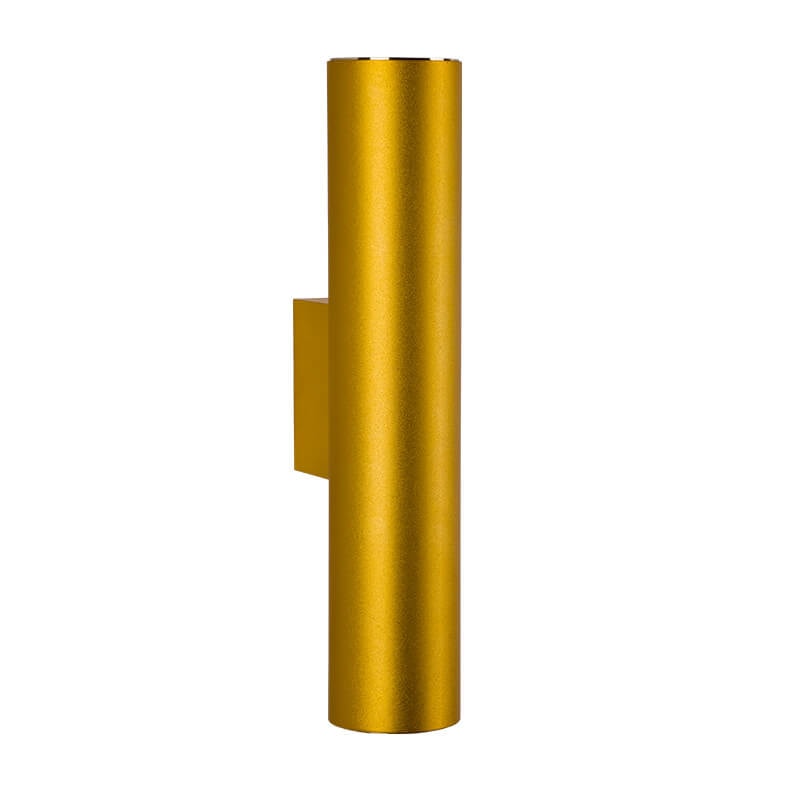Modern Minimalist Aluminium Cylinder Up and Down LED Wall Light for Bedroom