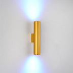 Modern Minimalist Aluminium Cylinder Up and Down LED Wall Light for Bedroom