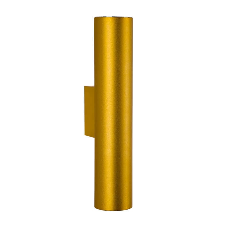 Modern Minimalist Aluminium Cylinder Up and Down LED Wall Light for Bedroom