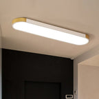 Modern Minimalist Long Oval LED Flush Mount Ceiling Light for Hallway
