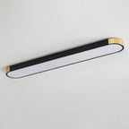 Modern Minimalist Long Oval LED Flush Mount Ceiling Light for Hallway