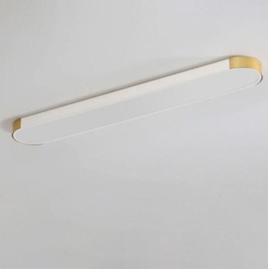 Modern Minimalist Long Oval LED Flush Mount Ceiling Light for Hallway