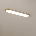 Modern Minimalist Long Oval LED Flush Mount Ceiling Light for Hallway