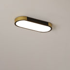 Modern Minimalist Long Oval LED Flush Mount Ceiling Light for Hallway