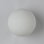 Modern Minimalist Opal Glass Globe Wall Light for Living Room