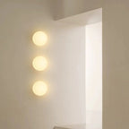 Modern Minimalist Opal Glass Globe Wall Light for Living Room