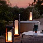 Modern Minimalist Stainless Steel LED Lawn Landscape Light with Acrylic Shade