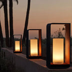 Modern Minimalist Stainless Steel LED Lawn Landscape Light with Acrylic Shade