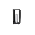 Modern Minimalist Stainless Steel LED Lawn Landscape Light with Acrylic Shade