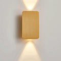 Modern Up and Down LED Wall Light with Brushed Aluminium Panel for Hallway