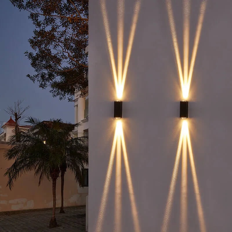 Modern Waterproof Aluminium LED Outdoor Wall Light with Up and Down Beams