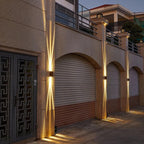 Modern Waterproof Aluminium LED Outdoor Wall Light with Up and Down Beams