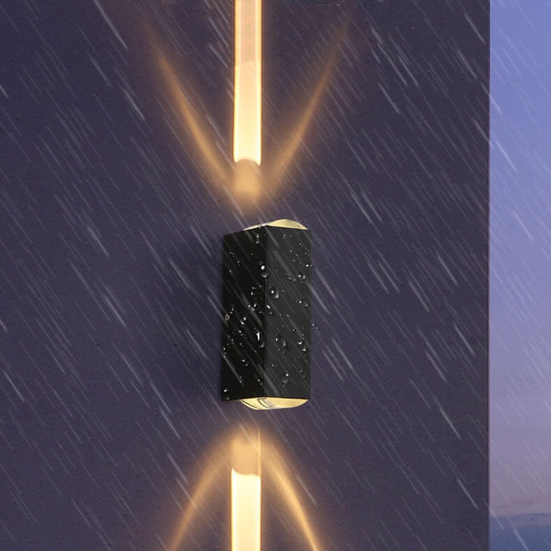 Modern Waterproof Aluminium LED Outdoor Wall Light with Up and Down Beams