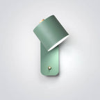 Nordic Macaron Rotatable Wall Light with Cylinder Shade and Switch for Bedroom