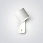 Nordic Macaron Rotatable Wall Light with Cylinder Shade and Switch for Bedroom