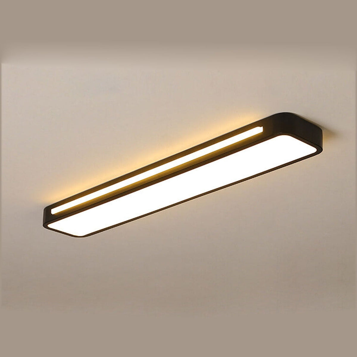 Nordic Minimalist Long LED Flush Mount Ceiling Light for Hallway