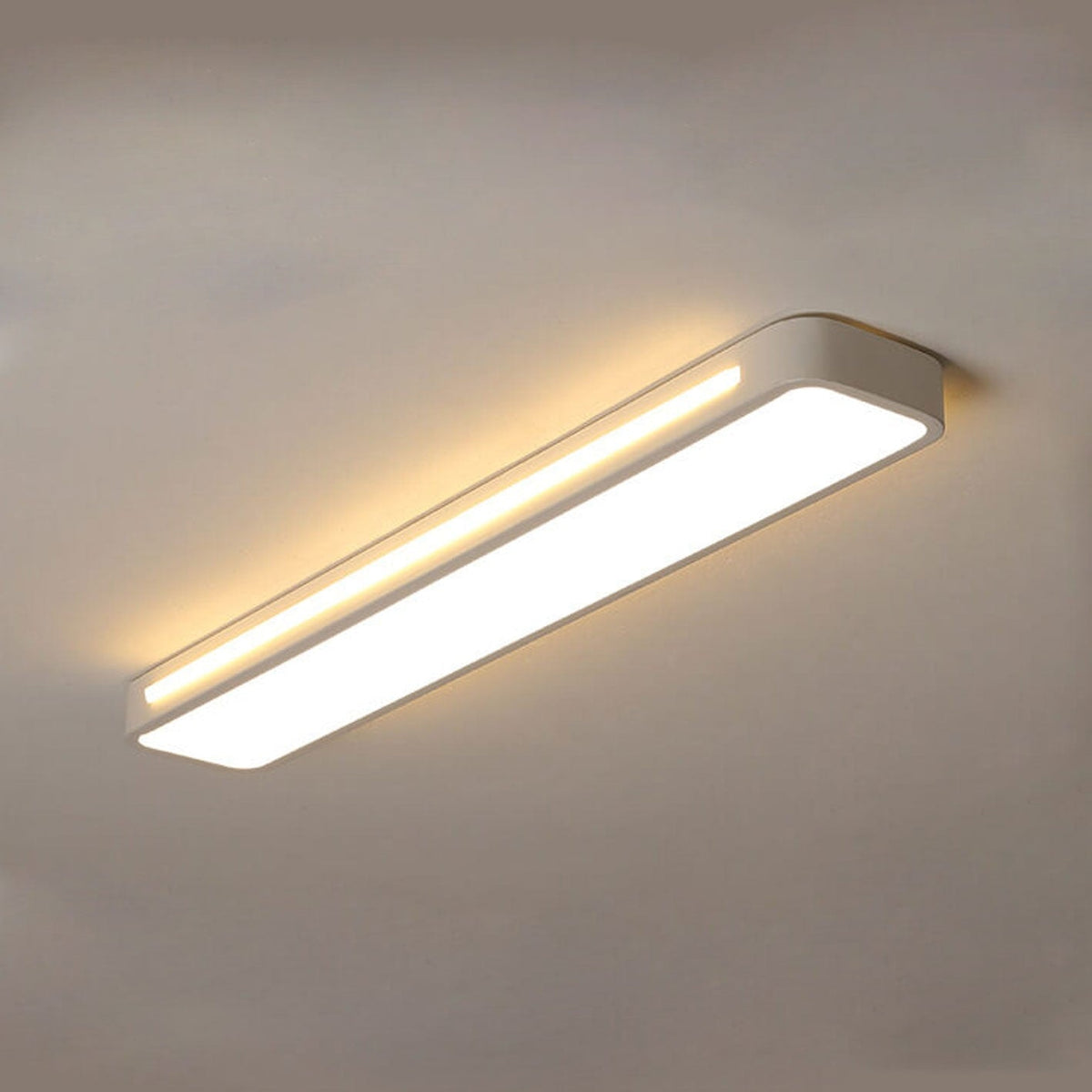 Nordic Minimalist Long LED Flush Mount Ceiling Light for Hallway