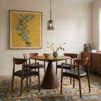 Modern Ironwork And Glass Pendant Light With Dome Shade