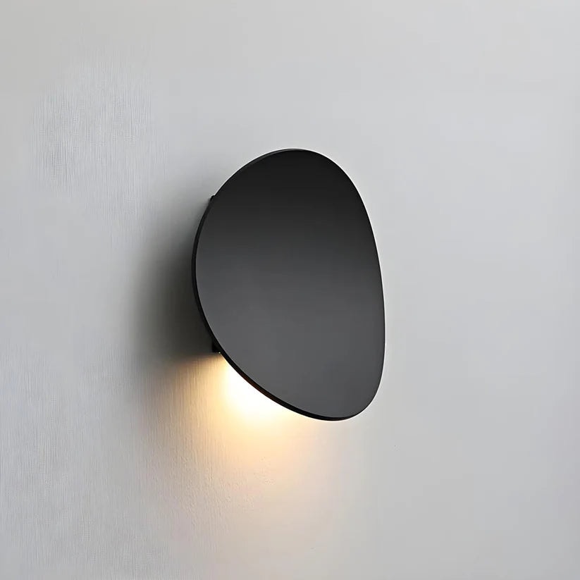 Pebble Shaped LED Wall Light Minimalist Aluminium Up and Down Wall Lamp